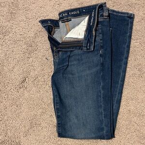 American Eagle Outfitters Dark Blue Stretch skinny Jeans/jeggings
